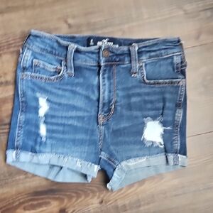 Hollister Dark Wash Denim Shorts